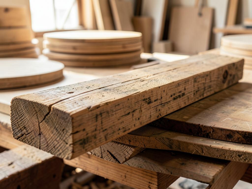 Hergebruikt hout en circulaire bouwmaterialen